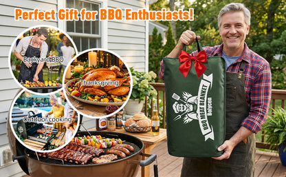 21/23in Green Upgraded Insulated BBQ Blanket for Resting Meat-BBQ Smoker Accessories Gifts for Men Dad Husband-Air Fryer/Kitchen/Camping/Baking/Party Essential-Bag for Brisket/Steak/Pork Shoulder/Turkey