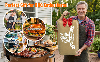 21/23in Beige Upgraded Insulated BBQ Blanket for Resting Meat-BBQ Smoker Accessories Gifts for Men Dad Husband-Air Fryer/Kitchen/Camping/Baking/Party Essential-Bag for Brisket/Steak/Pork Shoulder/Turkey